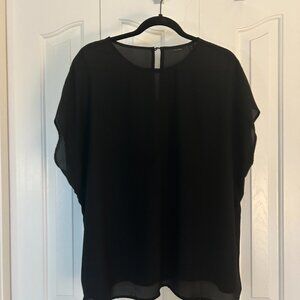 Halogen Womens Short Sleeve Blouse, Size 1x